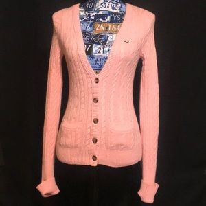 Light pink Hollister Cardigan